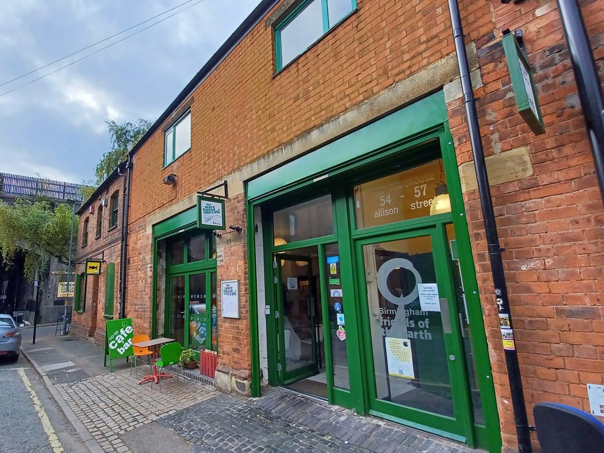 Vesta Living venue with rustic brick exterior, ideal for meetings and creative events.