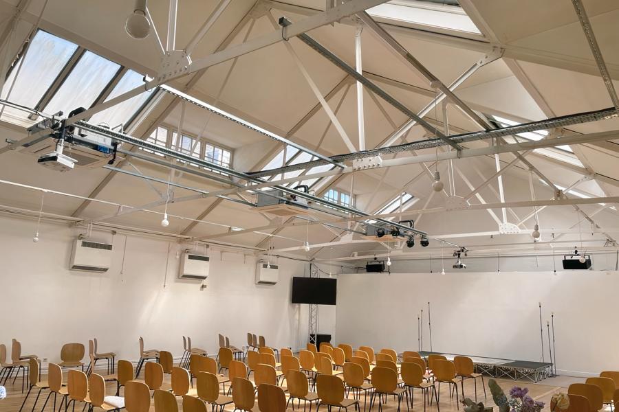 Elegant event space at The Calabash Restaurant, perfect for corporate meetings and workshops.