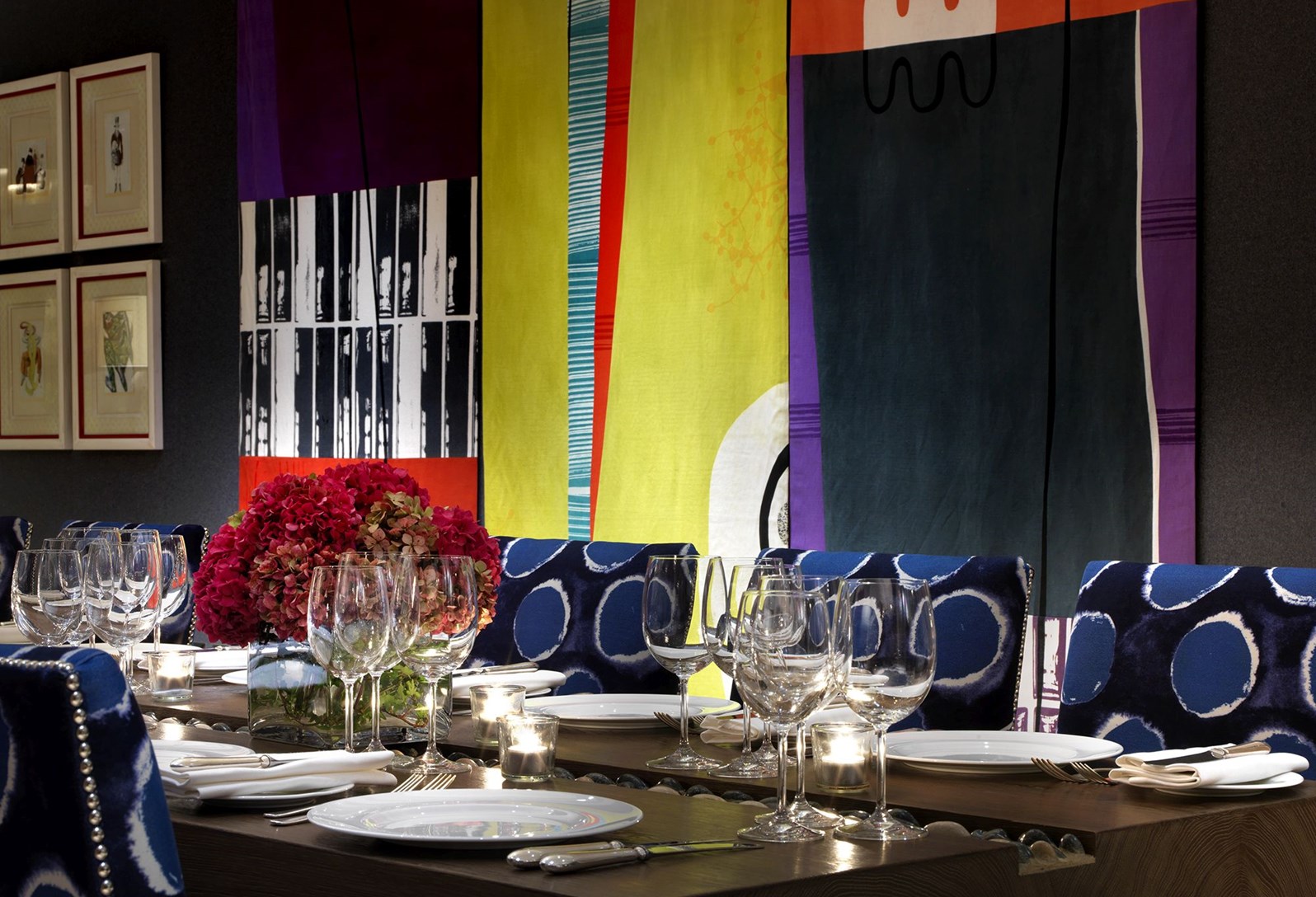 Sherwood Private Room at Ham Yard Hotel, elegant dining space for upscale events.