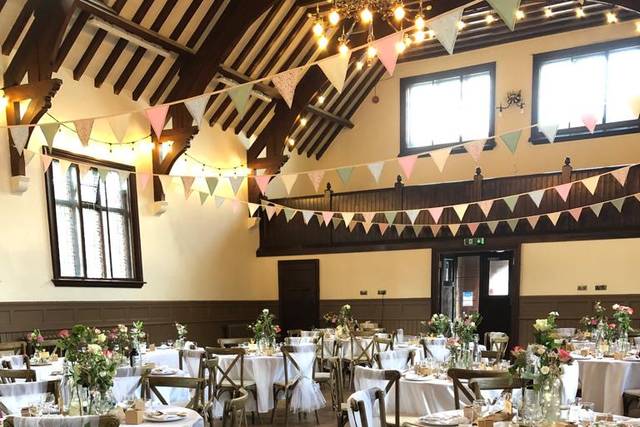 Waddesdon Hall Meeting Room with rustic beams, ideal for weddings and celebrations.