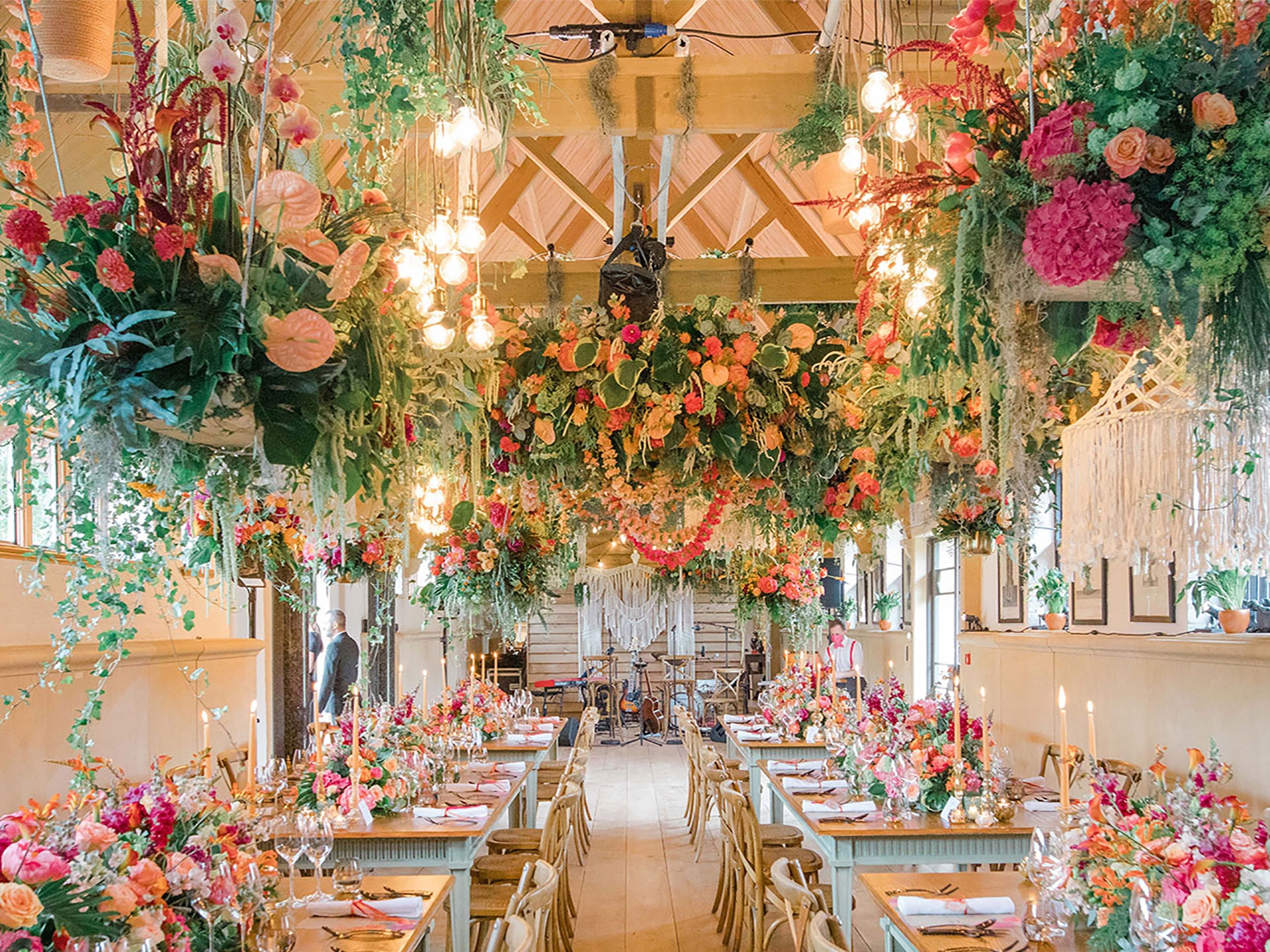 Elegant Waddesdon Hall meeting room with floral decor, perfect for weddings and upscale events.