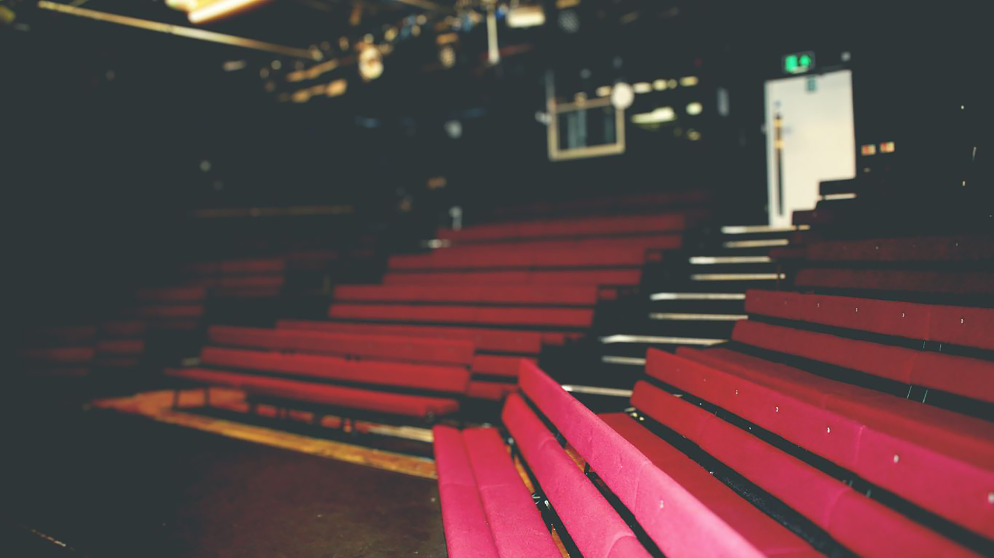 Lund Theatre at UCS Venues with tiered seating, ideal for workshops and performances.