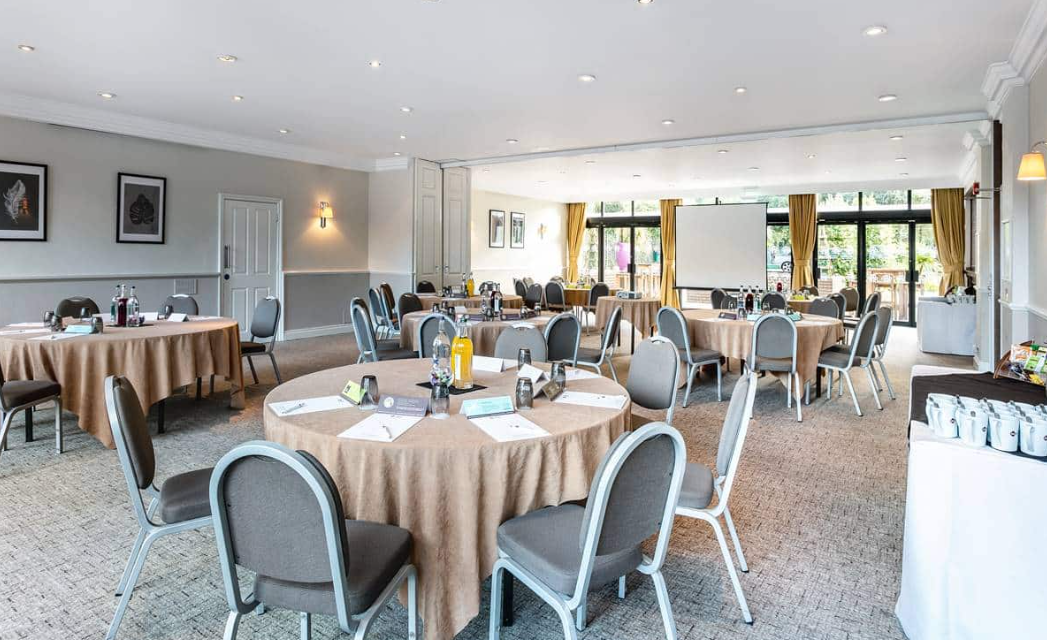 Tatton Suite at Plaza Hotel: bright meeting space for corporate events and workshops.