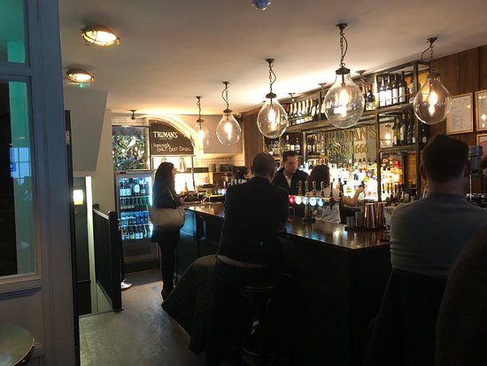 Cozy bar at The Newman Arms, ideal for networking events and informal meetings.