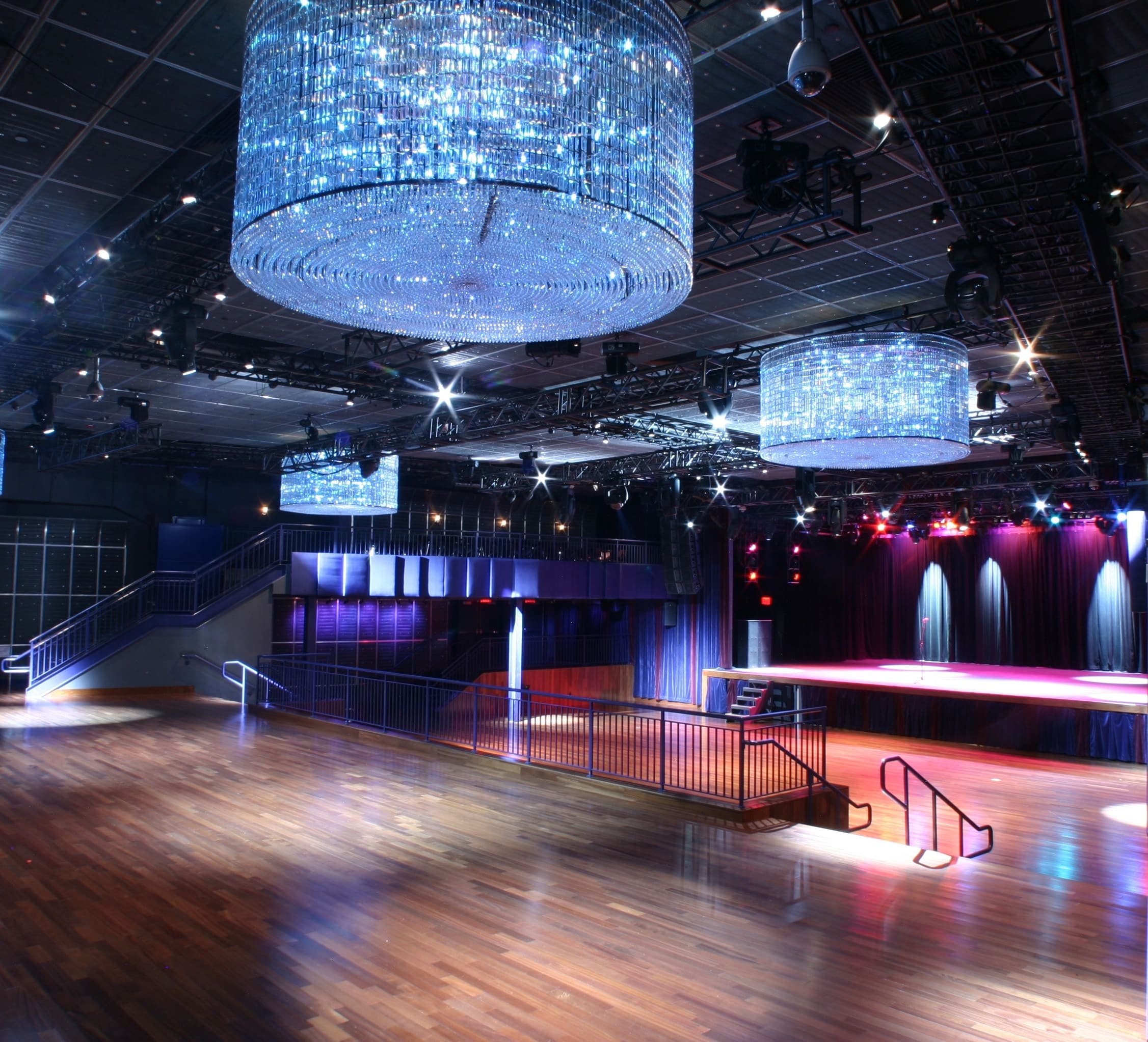 Palladium Times Square event space with modern lighting for corporate meetings and gatherings.