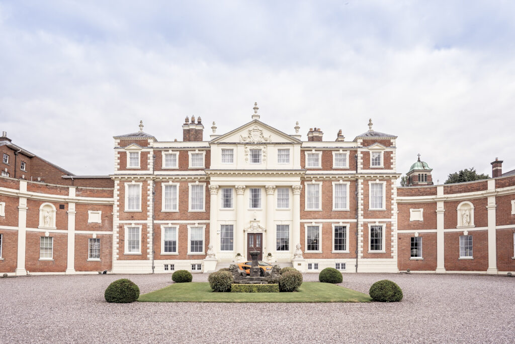 Historic Refectory at Hawkstone Hall, elegant venue for upscale meetings and weddings.