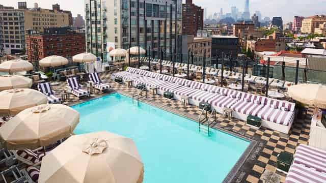 rooftop pool