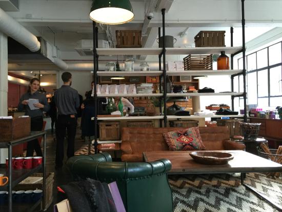 Stylish Library in Shoreditch House, perfect for intimate meetings and casual events.