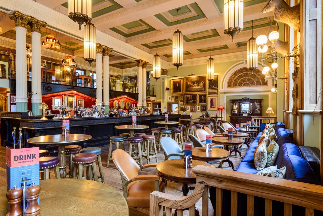 Stylish restaurant in Cosy Club Brindleyplace, ideal for cocktail receptions and networking events.