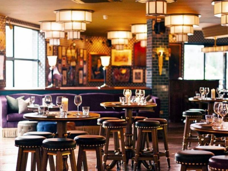 Stylish First Floor Bar at Cosy Club Brindleyplace, perfect for networking events.