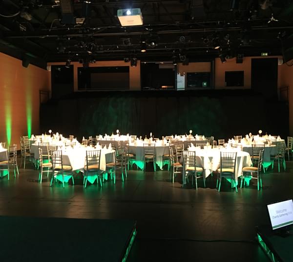 Elegant bar area at Midlands Arts Centre, perfect for formal dinners and galas.