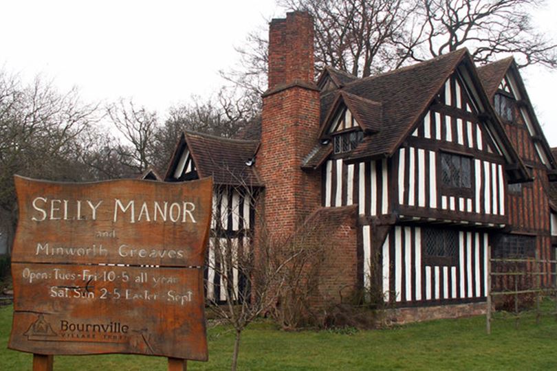 Medieval Hall at Selly Manor Museum, charming venue for intimate events and gatherings.