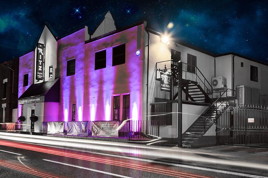 Vibrant meeting room at Kettering Ritz, perfect for corporate events and celebrations.