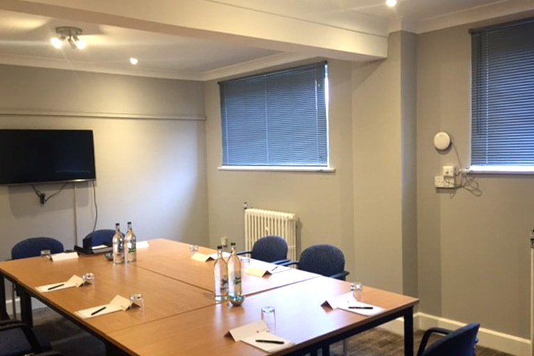 Chairman's Room at Ramada Solihull, featuring a central table for meetings and workshops.