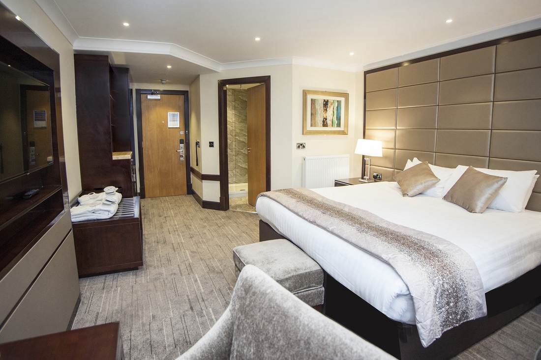 Presidential Suite at Ramada Solihull, modern decor for conferences and meetings.