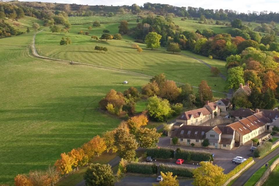 Bredon Room at Deer Park Hall, ideal venue for corporate retreats in scenic greenery.