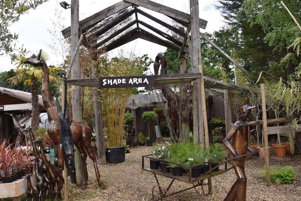 Outdoor venue at Akamba with rustic shade, ideal for team-building events and gatherings.