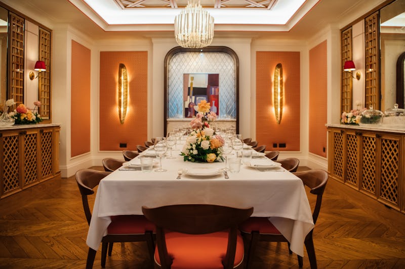Elegant dining room at La Maison Ani, perfect for corporate dinners and intimate gatherings.