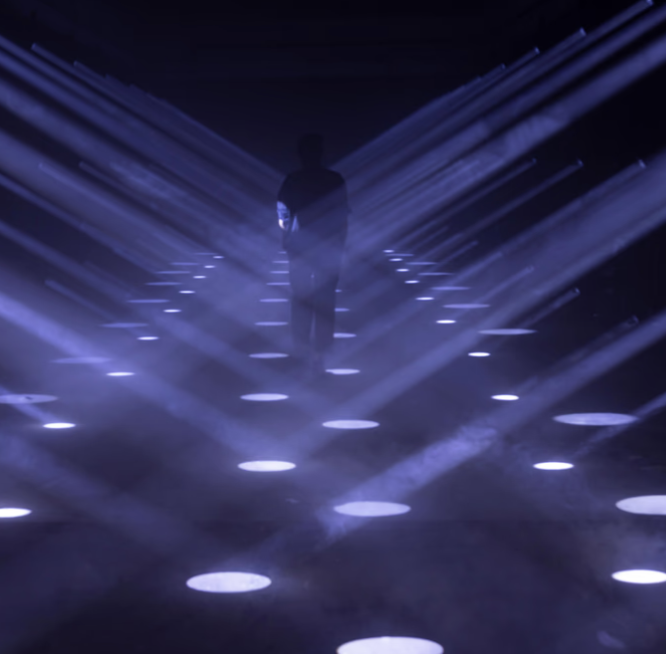 Dramatic lighting setup at Elipse, Lumen Studios for immersive events and product launches.