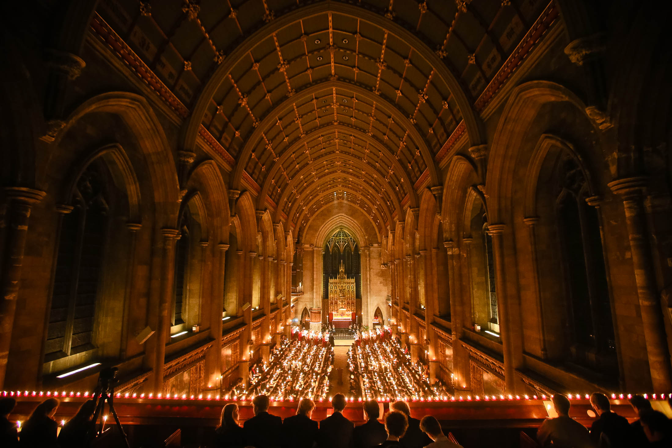 St Michael and All Angels Chapel with vaulted ceilings, perfect for ceremonies and gala dinners.