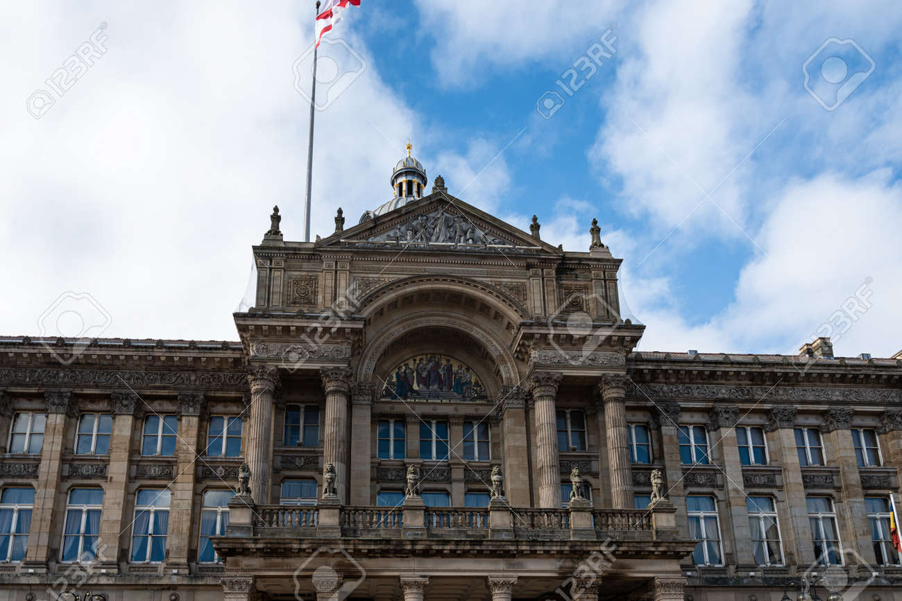 Birmingham City Council balcony, grand architecture for upscale events and meetings.