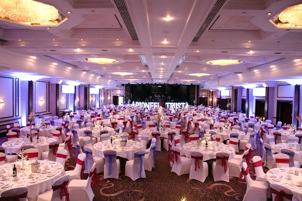 Elegant banquet hall at Signing Tree Venue, ideal for corporate events and celebrations.