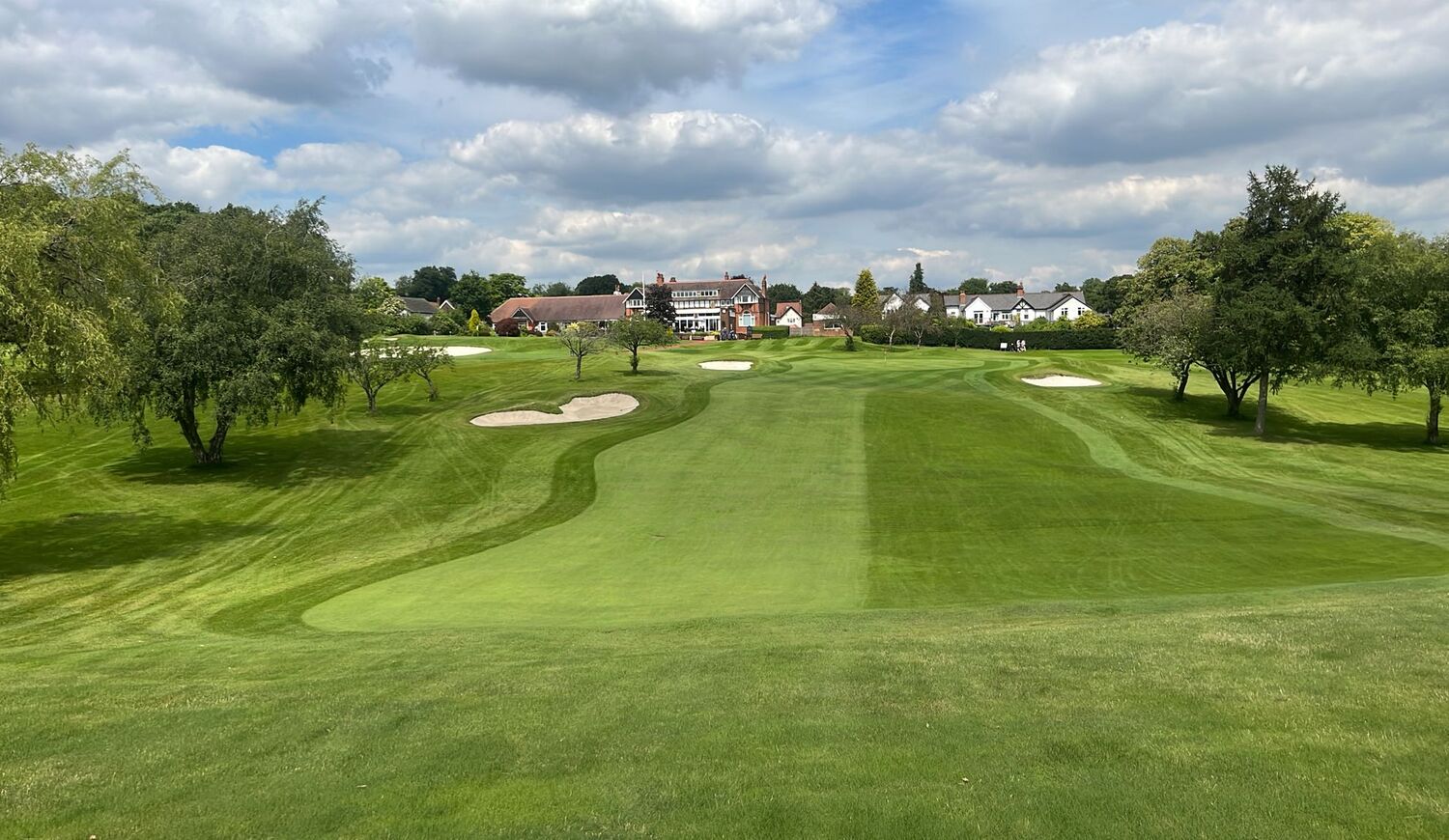 Golf course at Harborne Golf Club, ideal for corporate events and team-building activities.