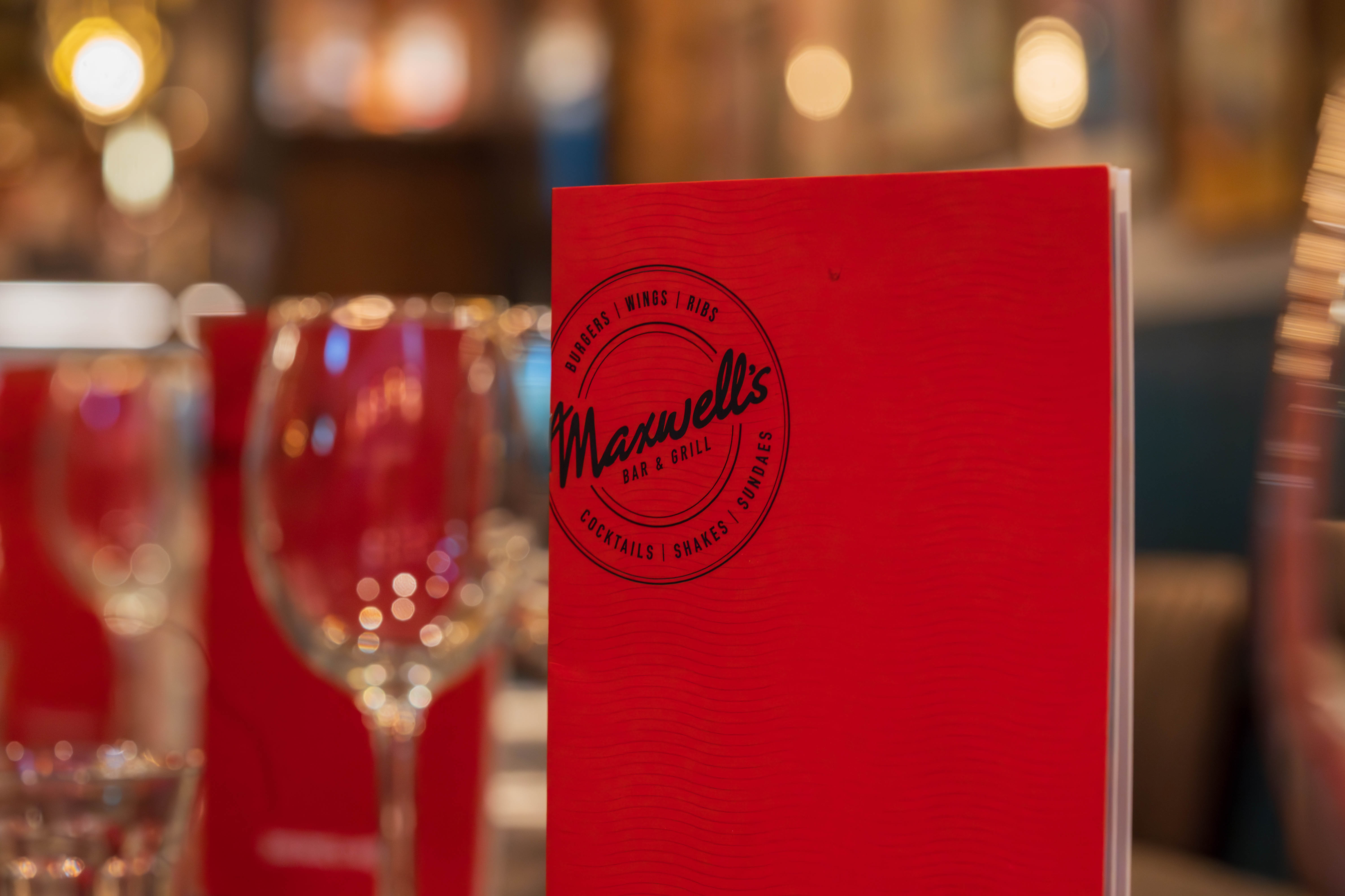 Polished dining setup at Studio bar, Maxwell's - ideal for corporate dinners and events.