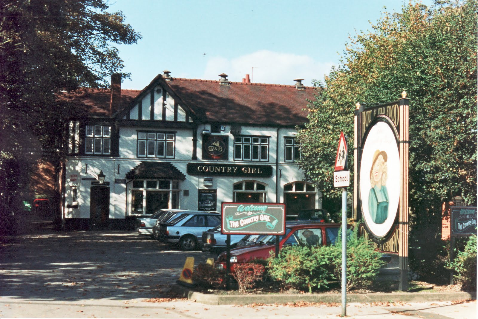Charming country pub exterior, ideal for team-building and networking events.