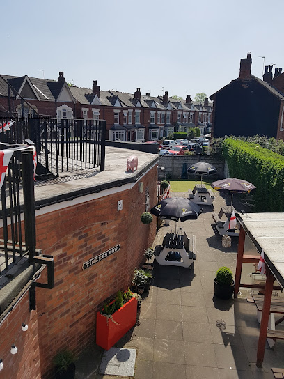 Function Room at Bournville Social Club, outdoor seating for casual gatherings and events.