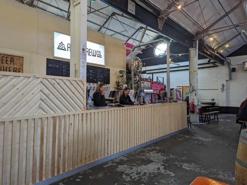 Bournville Social Club function room with bar, ideal for networking and social events.