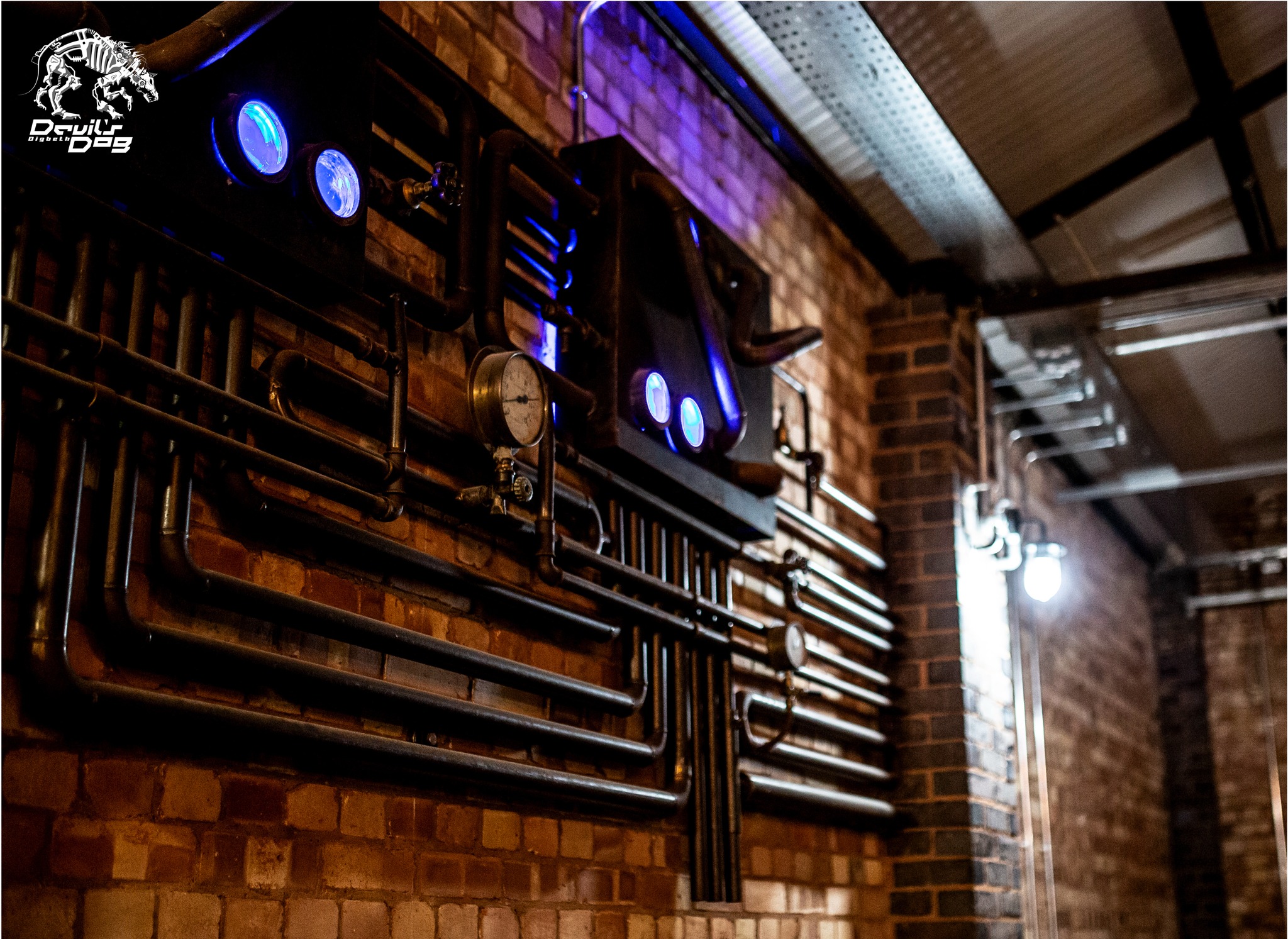 Atarka venue with industrial decor, ideal for creative events and networking.
