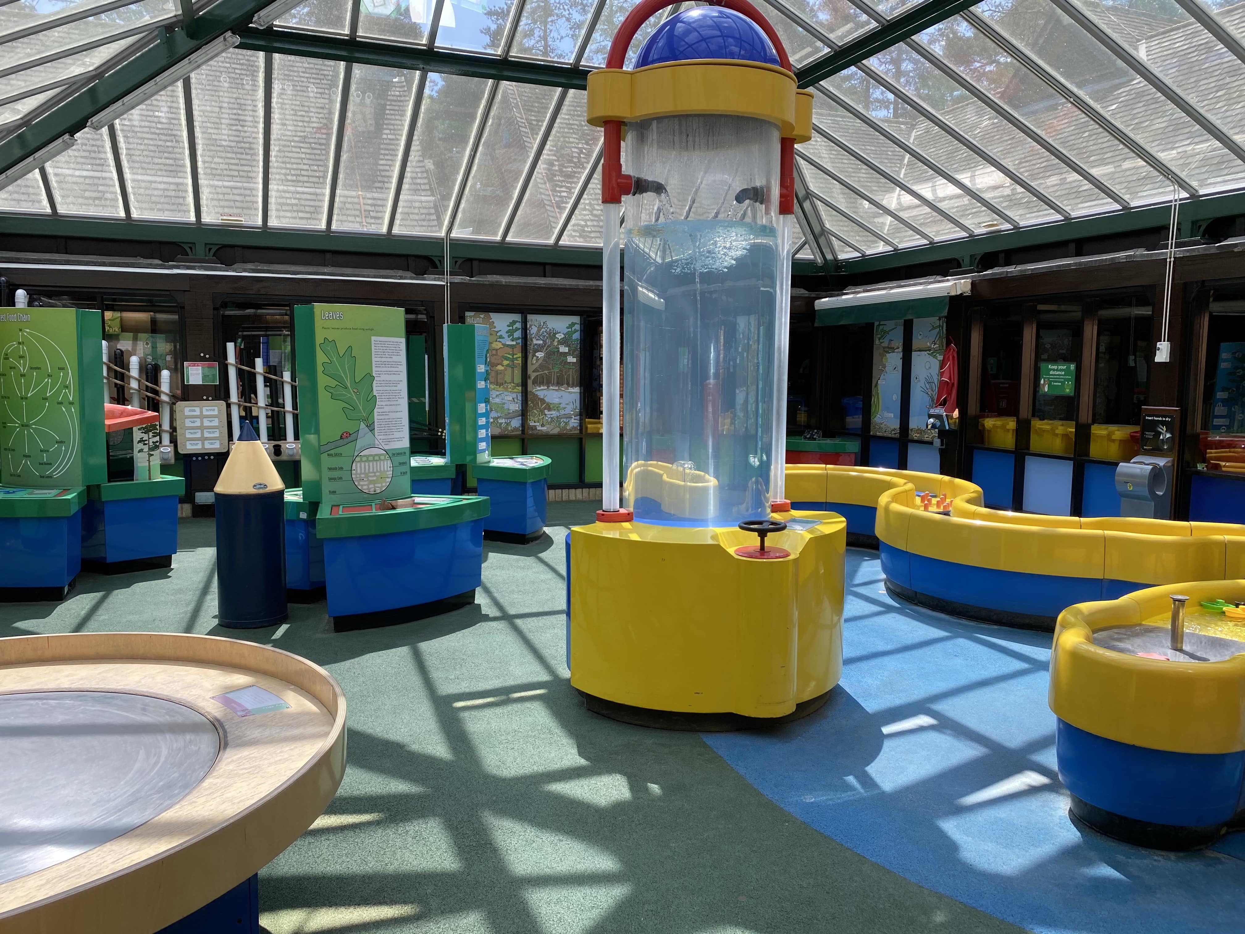 Interactive exhibit space at Discovery Centre, ideal for workshops and family events.