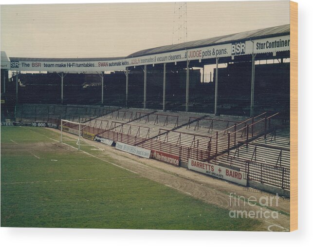 Smethwick End stadium with empty stands, ideal for sports and concerts events.