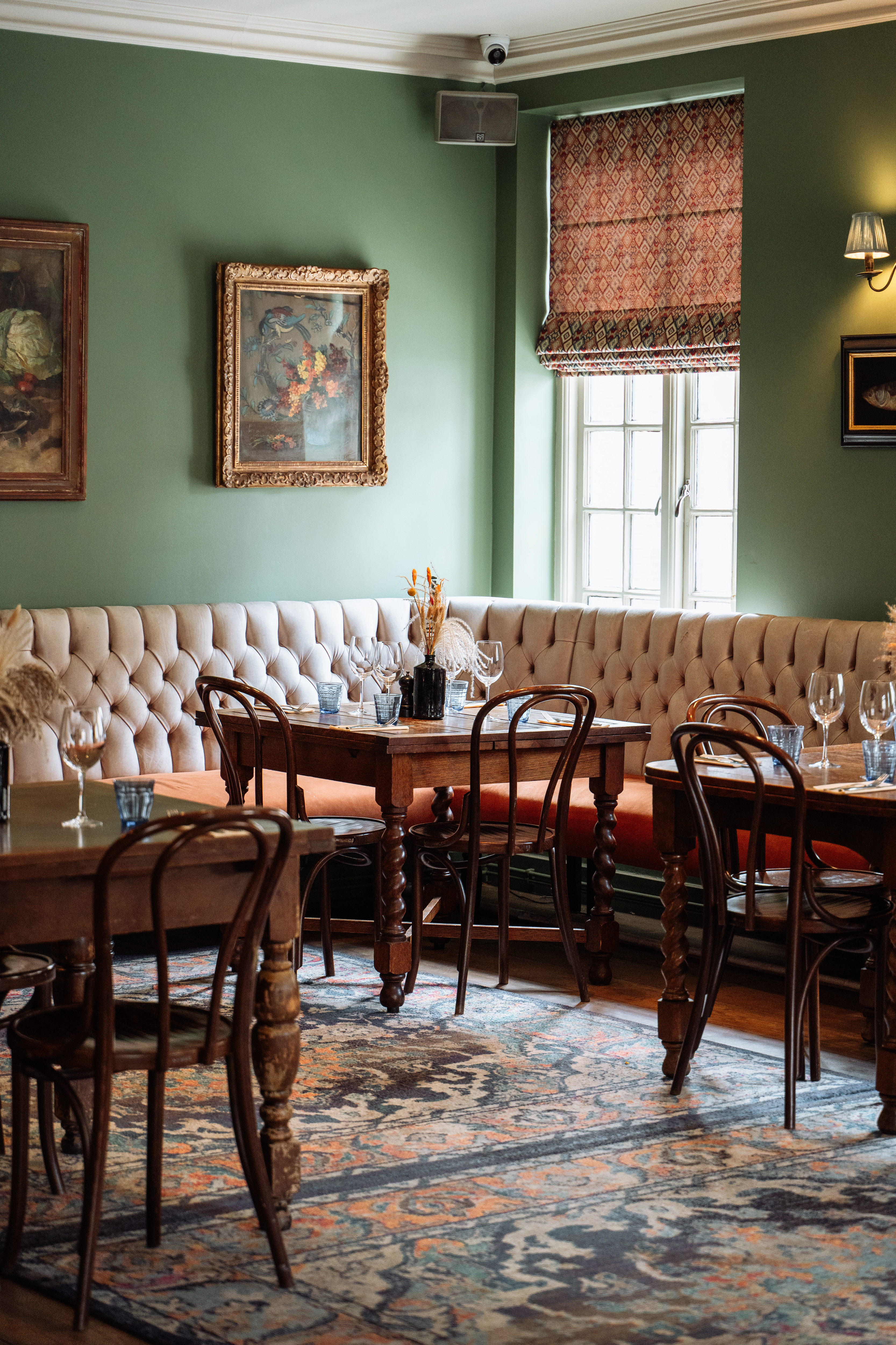 Stylish dining area in The Dorset Room, ideal for intimate gatherings and corporate events.