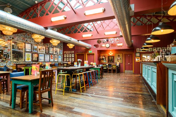 Vibrant Sorrento Lounge cafe with colorful decor, ideal for casual meetings and events.