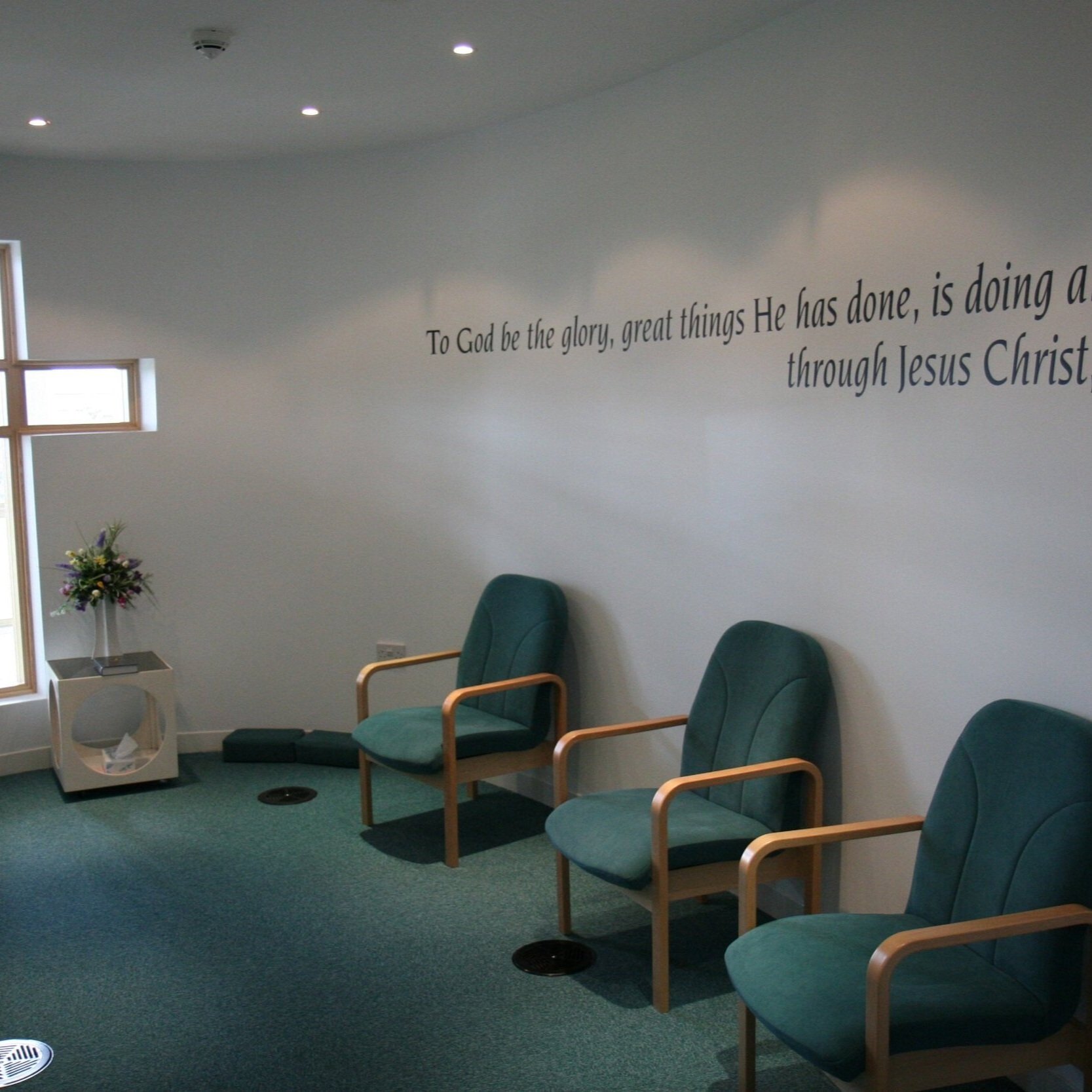 Main Sports Hall at Harvest Fields: serene meeting space for workshops and gatherings.