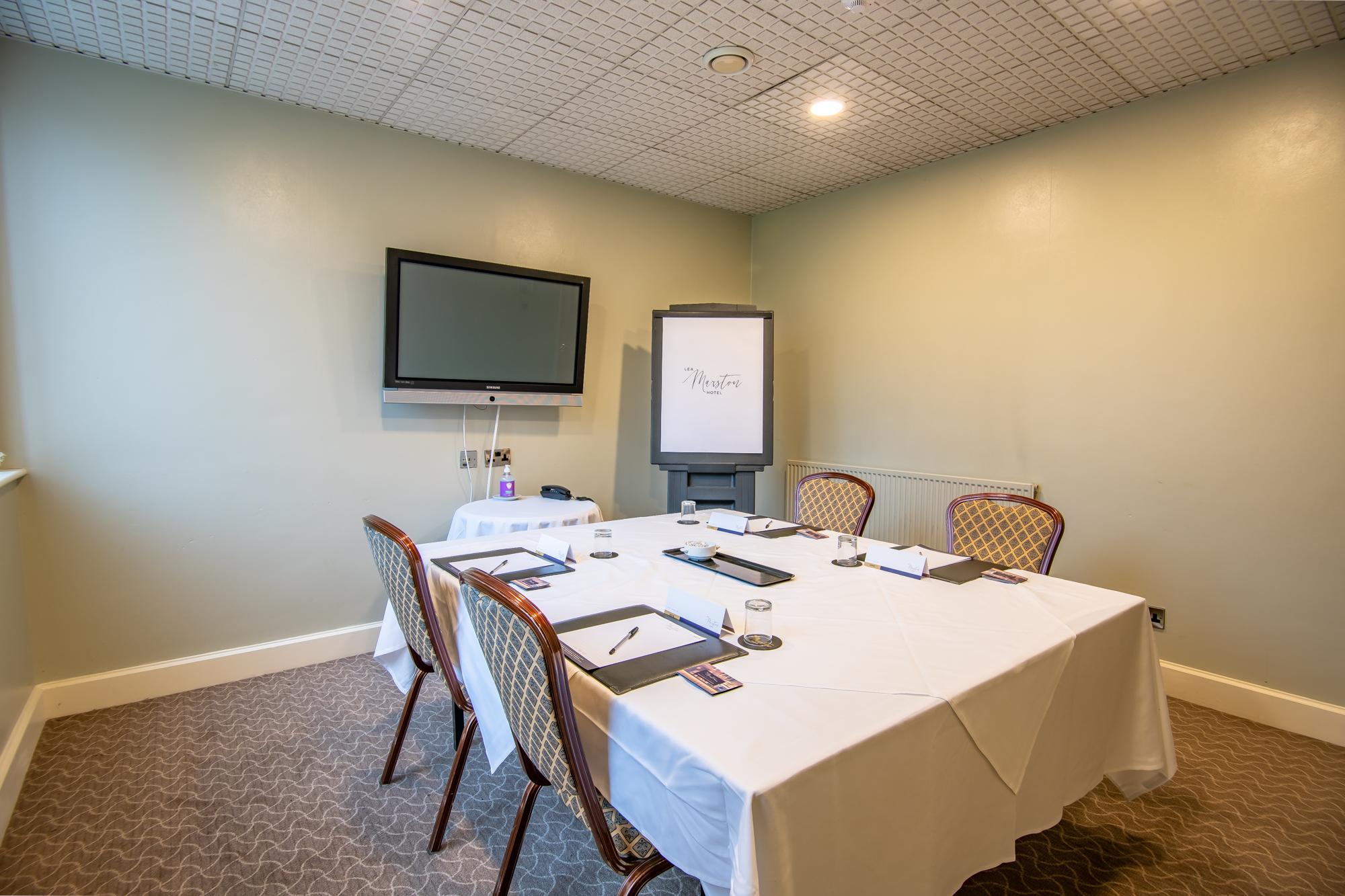 Dunton Conference Suite at Lea Marston Hotel, ideal for meetings and presentations.