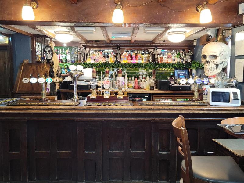 Great Stone Inn Birmingham bar with rustic charm, ideal for themed events and gatherings.
