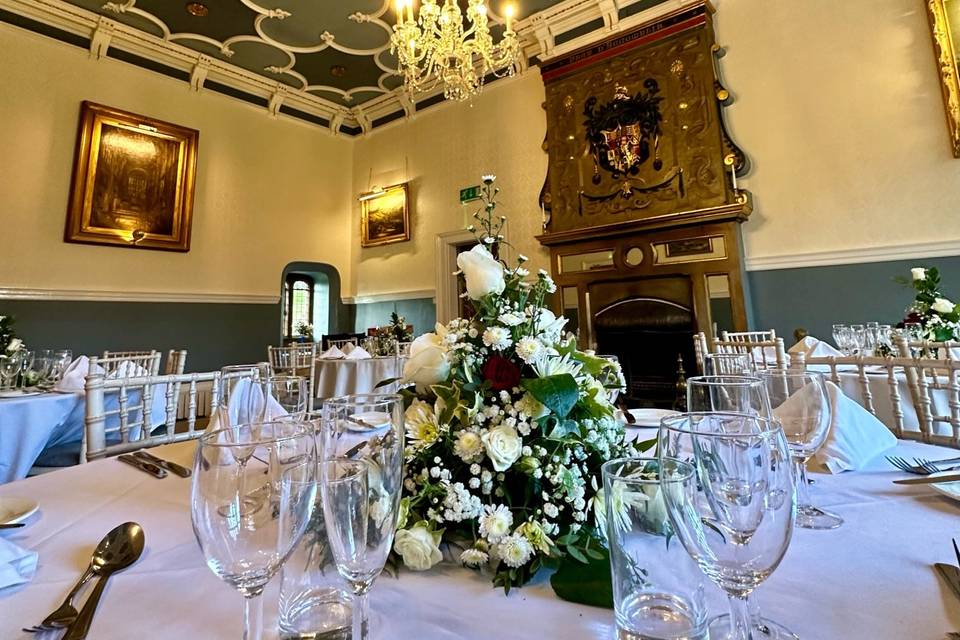 Elegant banquet room at Grafton Manor Hotel, perfect for weddings and corporate events.