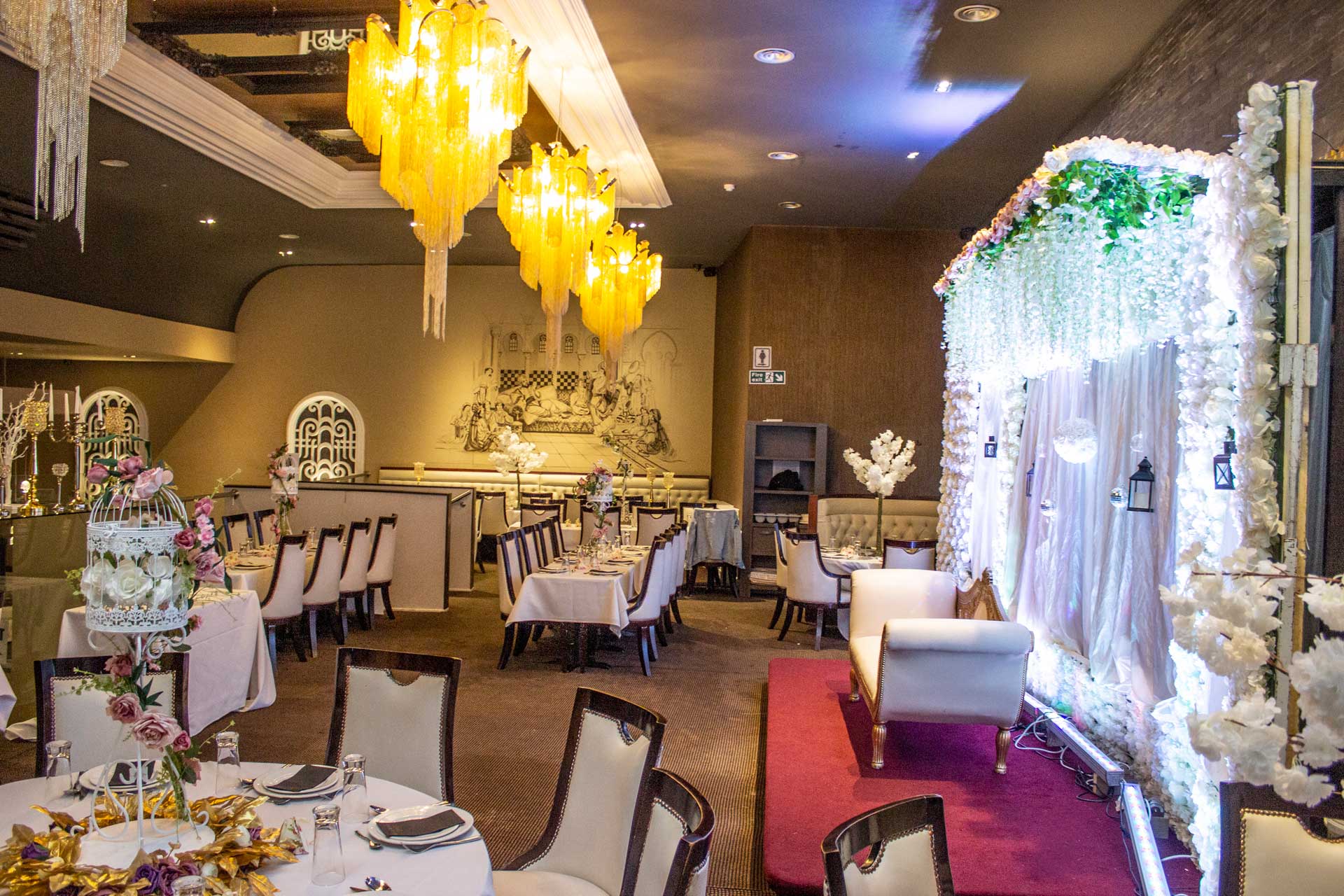 Elegant event space in Badshah Palace, perfect for weddings and celebrations.