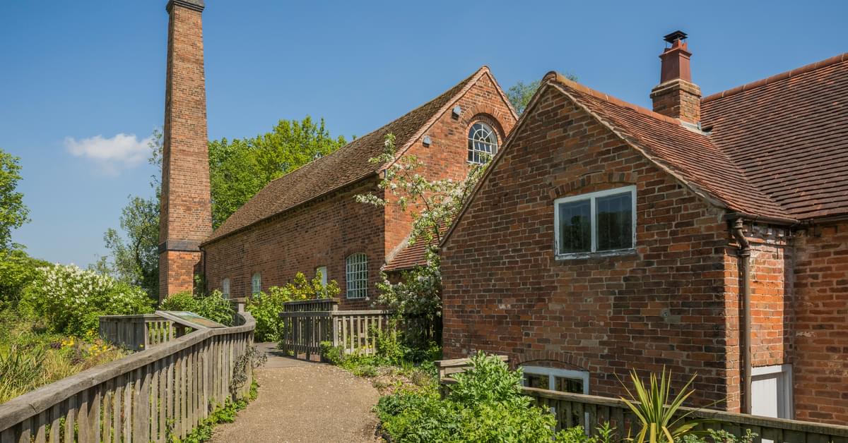 Sarehole Mill, rustic brick venue, ideal for outdoor events and team retreats.