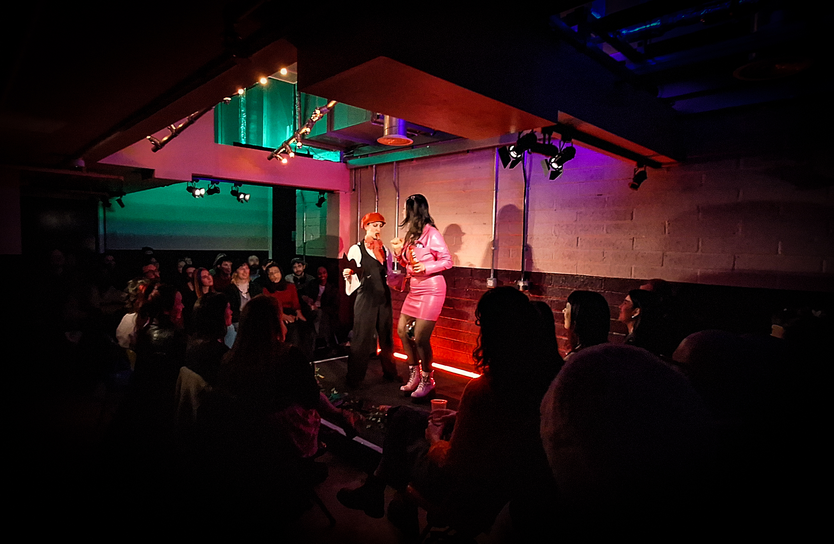 Vibrant performance space at 4Below, King's Head Theatre for engaging entertainment events.