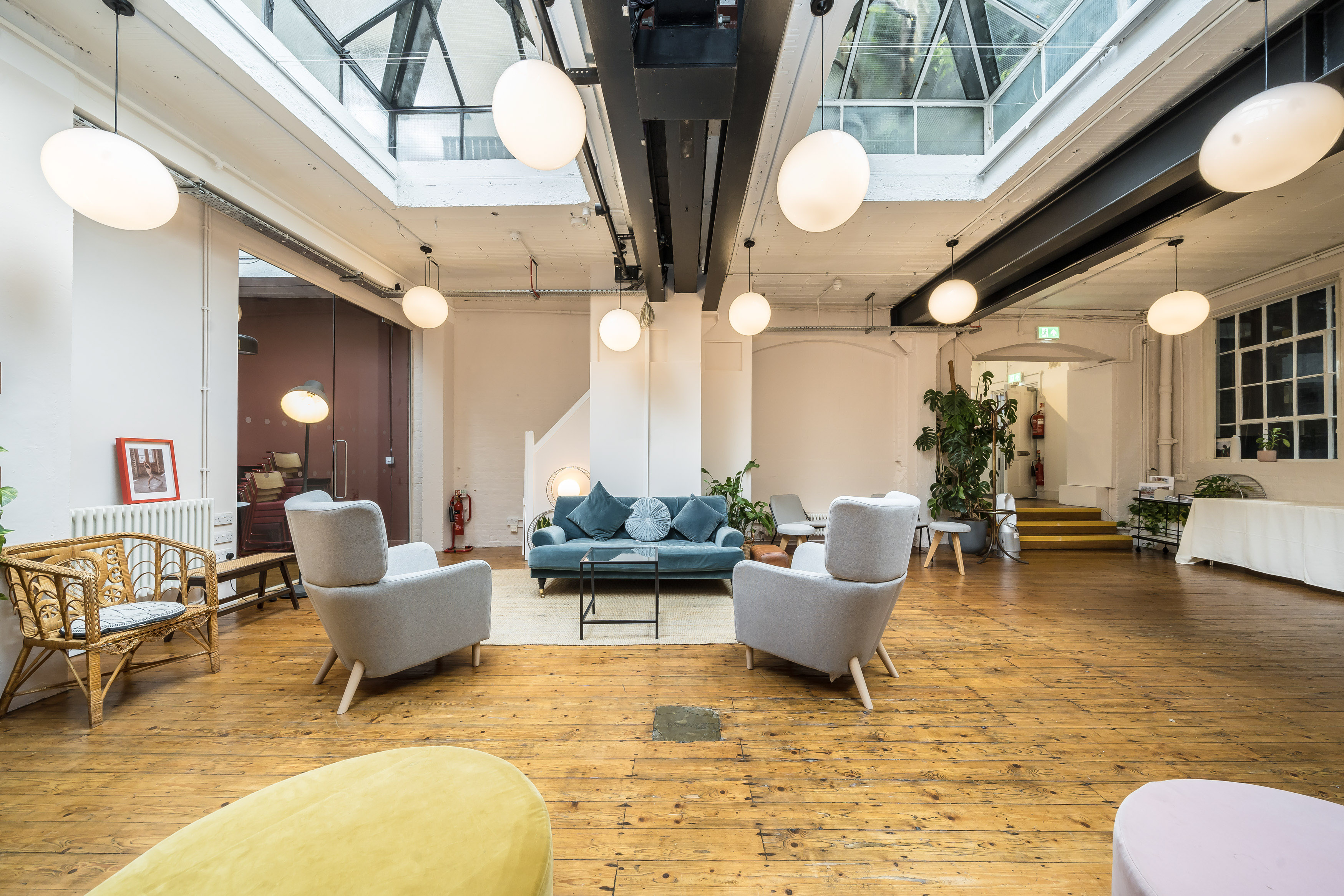 Stylish event space at Menier Playhouse, ideal for workshops and meetings.