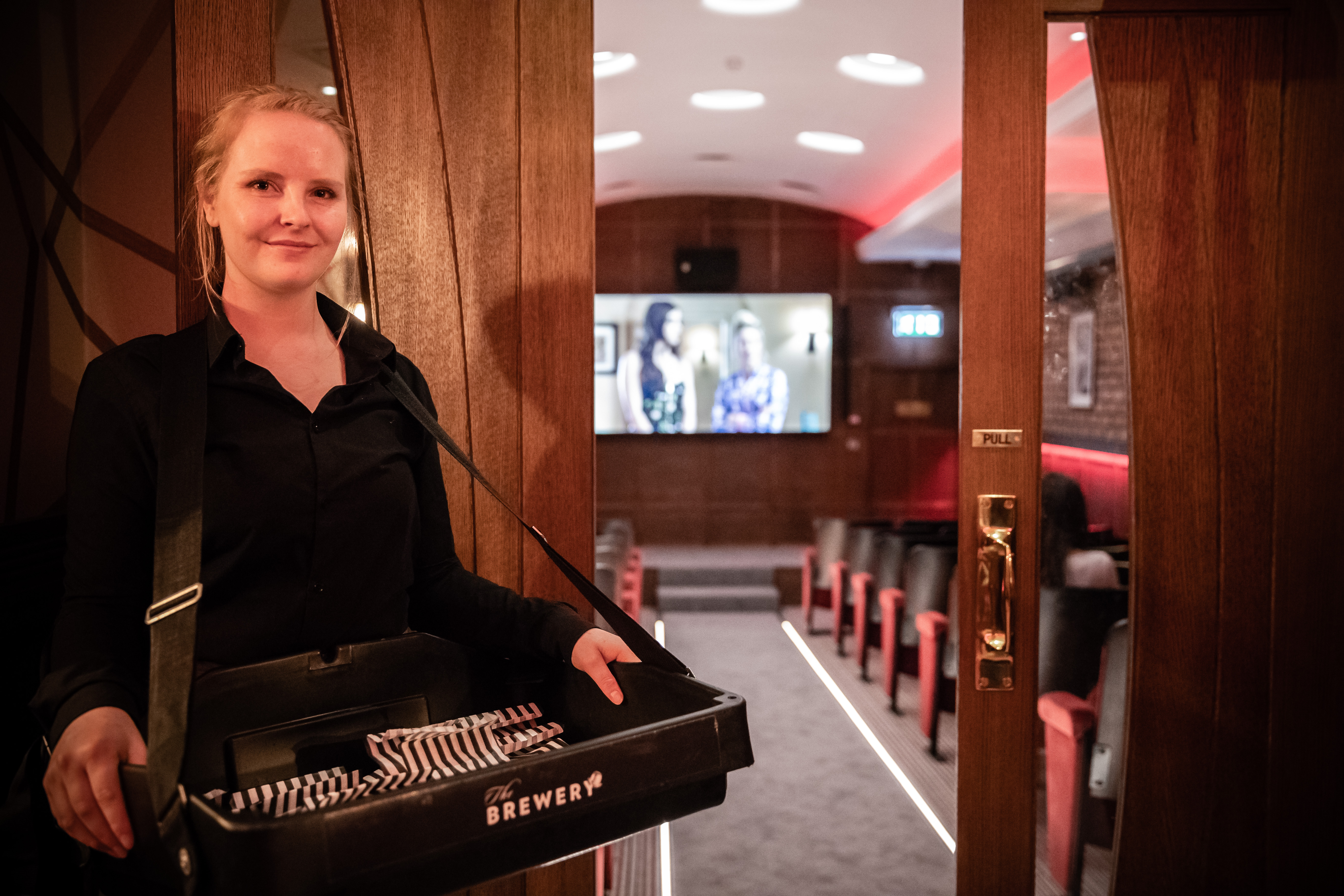 Grubstreet Cellars event space with attentive staff, perfect for corporate gatherings.