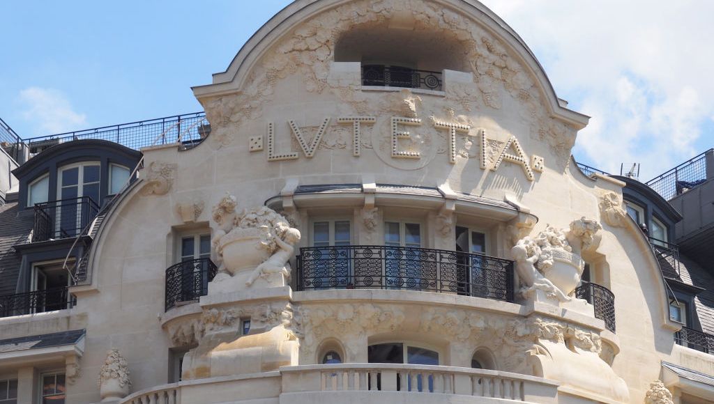 Elegant historic venue façade in Boucicaut, Lutetia Paris for upscale events and meetings.