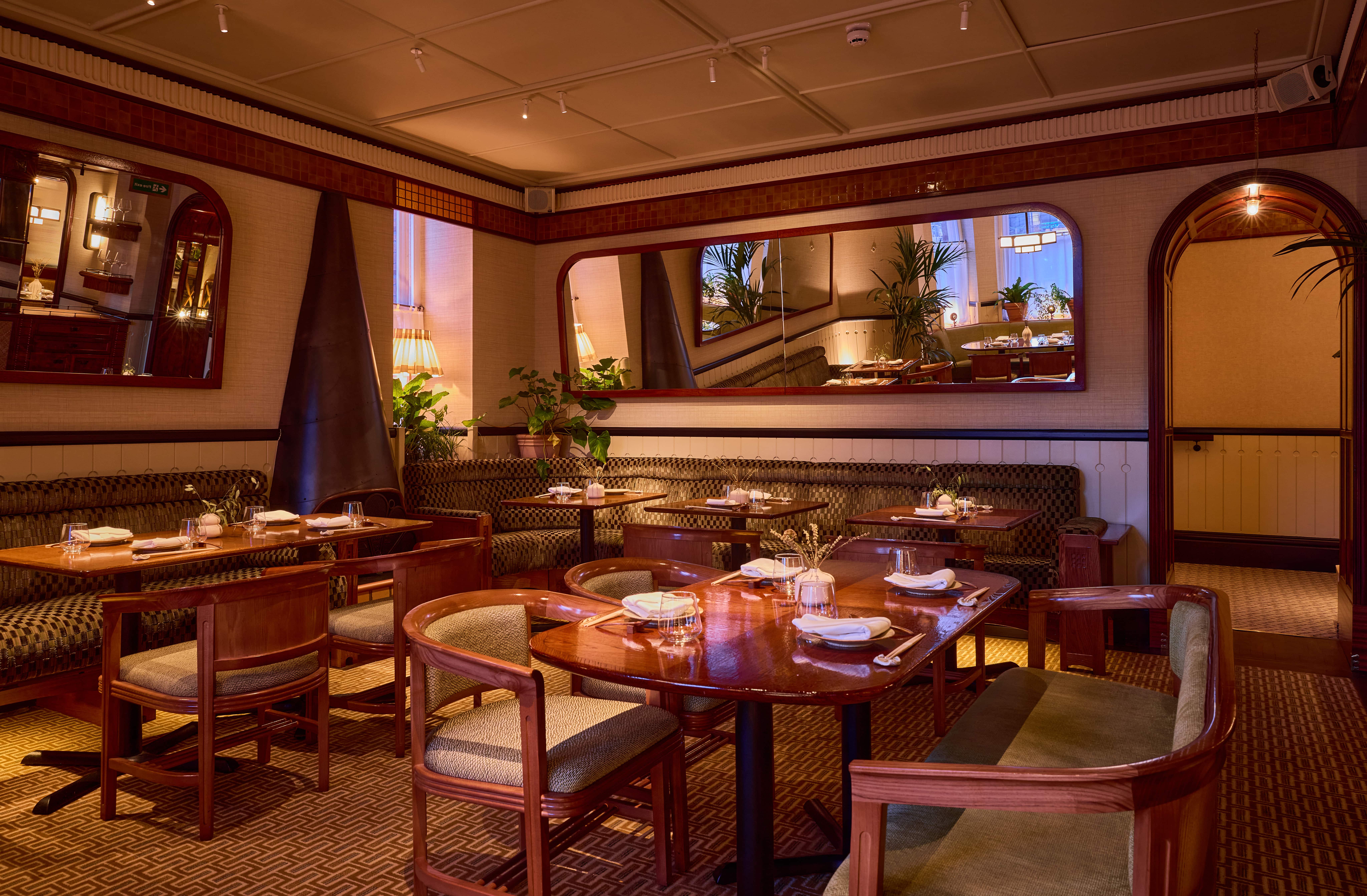 Elegant dining space in NIJŪ, perfect for intimate gatherings and corporate events.