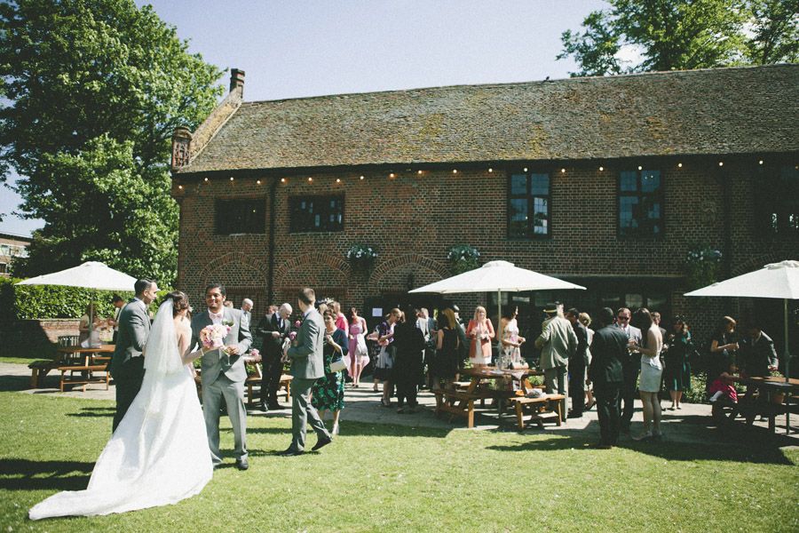 "Charming Tudor Barn Eltham lawn venue for elegant weddings and events."