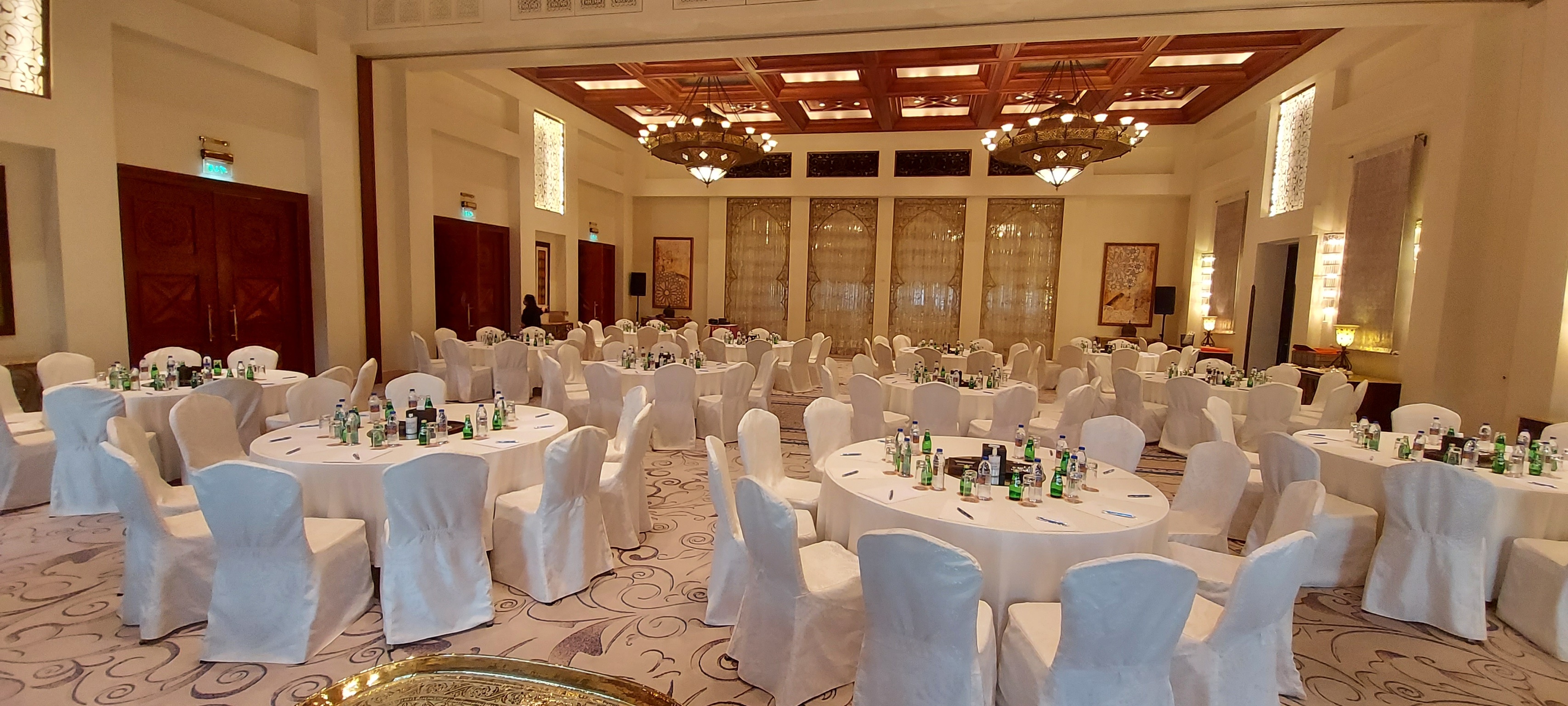 Peregrine Ballroom at Graduate Cambridge, elegant event space for banquets and conferences.