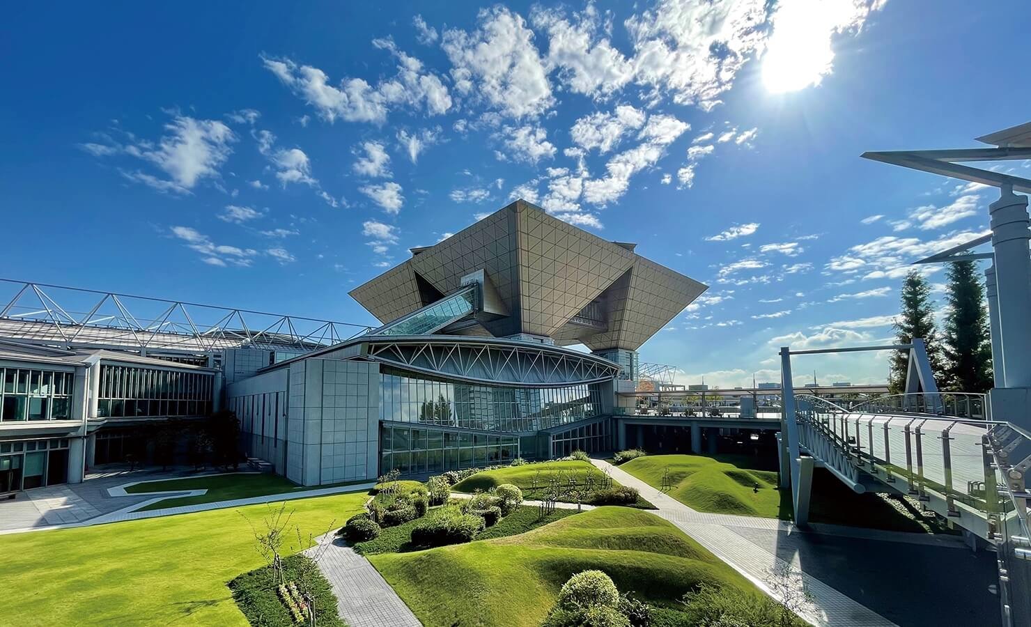 International Conference Hall at Tokyo Big Sight, modern venue for events and gatherings.